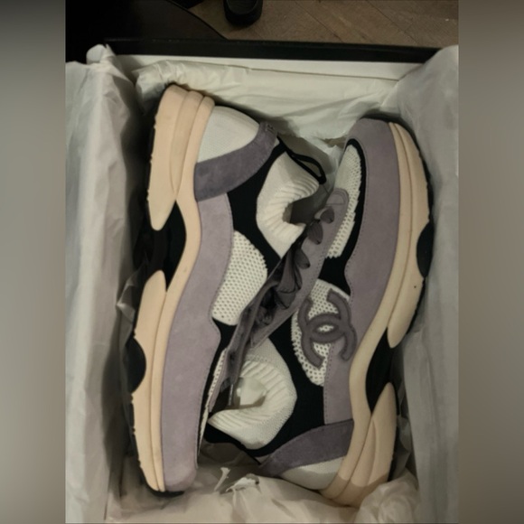 CHANEL Monochrome Athletic Shoes - Picture 2 of 5